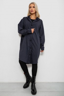 Кардиган женский в клетку, цвет синий, 257R233-1