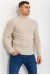 Свитер-гольф мужской, цвет светло-бежевый, 161R892 Свитер-гольф мужской, цвет светло-бежевый, 161R892