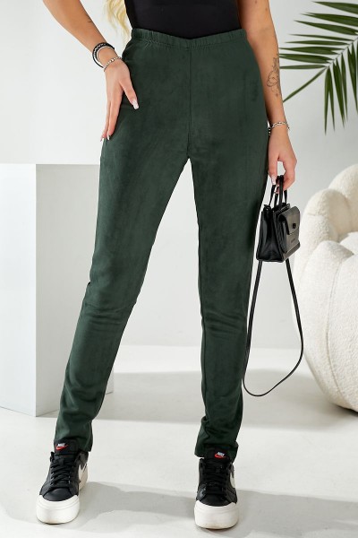 Лосины однотонные, цвет зеленый, 257R2045