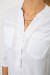 Блуза однотонная, цвет белый, 230RR-96-1 Блуза однотонная, цвет белый, 230RR-96-1