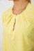 Блуза однотонная, цвет желтый, 230R1121-1 Блуза однотонная, цвет желтый, 230R1121-1