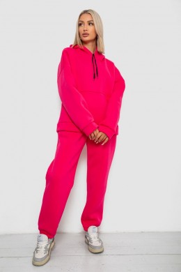 Спортивный костюм женский на флисе, цвет малиновый, 238R5726