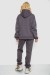 Спортивный костюм женский на флисе на молнии  -уценка, цвет серый, 247R1060-U-96
