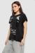 Футболка женская с принтом, цвет черный, 244R3011