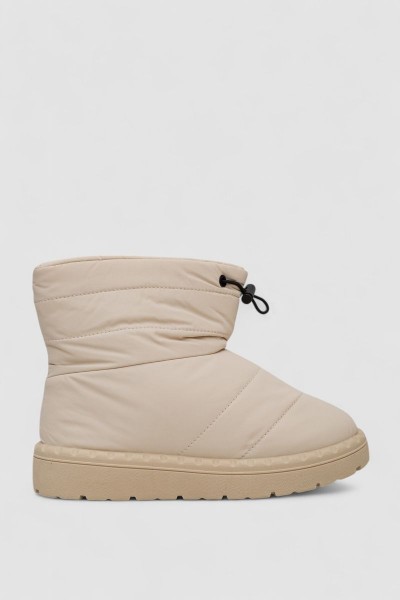 Дутики женские зимние на меху  -уценка, цвет бежевый, 248RFM15-U-1