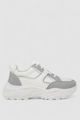 Кросівки жіночі, колір біло-сірий, 248RA140