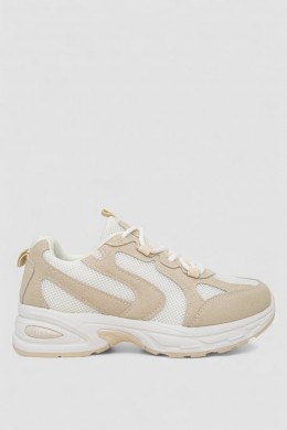 Кросівки жіночі, колір біло-бежевий, 248RN90-20