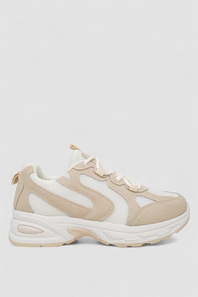Кросівки жіночі, колір біло-бежевий, 248RN90-20