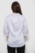Блуза однотонная, цвет белый, 230R96-1 Блуза однотонная, цвет белый, 230R96-1