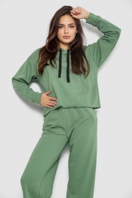 Спортивный костюм женский двухнитка, цвет оливковый, 252R500