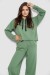 Спортивный костюм женский двухнитка, цвет оливковый, 252R500