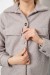 Рубашка -бомбер женская, цвет серый, 257R153 Рубашка -бомбер женская, цвет серый, 257R153