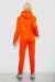 Спортивный костюм женский двухнитка, цвет оранжевый, 214R1419-007