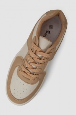 Кроссовки женские, цвет бежевый, 256RCB002-3