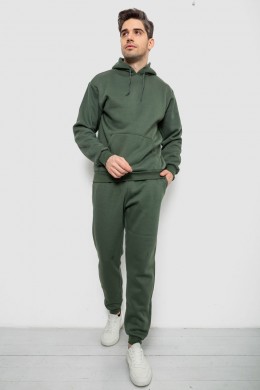 Спортивный костюм мужской на флисе, цвет хаки, 244R9162