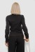 Сорочка жіноча однотонна, колір чорний, 230R211 Сорочка жіноча однотонна, колір чорний, 230R211