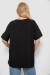Футболка жіноча з принтом, колір чорний, 244R4020