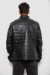Куртка мужская однотонная экокожа, цвет черный, 214R507 Куртка мужская однотонная экокожа, цвет черный, 214R507