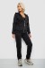 Спортивный костюм женский на флисе, цвет черный, 257R86