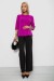 Блуза классическая с принтом, цвет фуксия, 230R191-1 Блуза классическая с принтом, цвет фуксия, 230R191-1