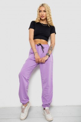 Спортивные штаны женские  -уценка, цвет сиреневый, 238R347-U-39