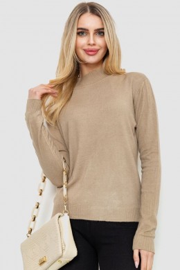 Кофта женская однотонная, цвет бежевый, 244R2302