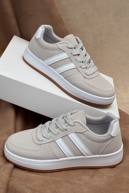 Кроссовки женские, цвет серо-белый, 248RJH50