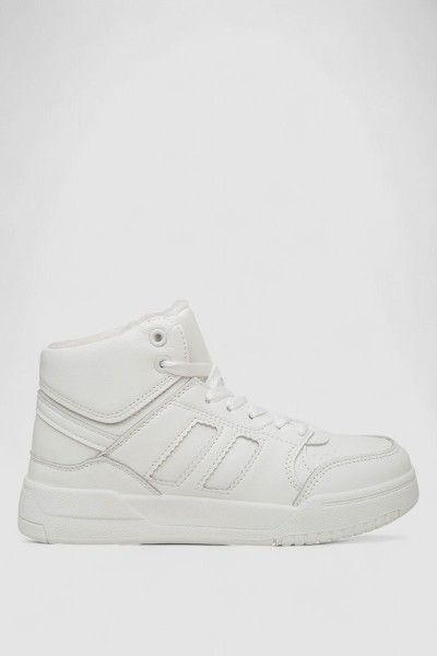 Кросівки жіночі зимові на хутрі, колір білий, 248RAD500