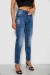 Джинсы женские однотонные Skinny, цвет синий, 244RVE-827 Джинсы женские однотонные Skinny, цвет синий, 244RVE-827
