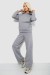 Спортивный костюм женский на флисе, цвет серый, 257R87