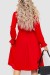 Ошатне плаття, колір червоний, 204R602