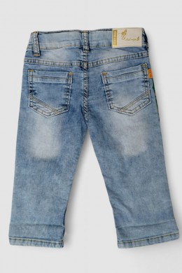 Капри джинсовые для девочек, цвет голубой, 247R2606-1