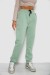 Спортивні штани жіночі на флісі, колір світло-м'ятний, 238R57020