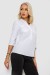 Блуза однотонная -уценка, цвет белый, 230R96-13-U-3 Блуза однотонная -уценка, цвет белый, 230R96-13-U-3