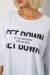 Футболка женская с принтом, цвет белый, 244R3012-5