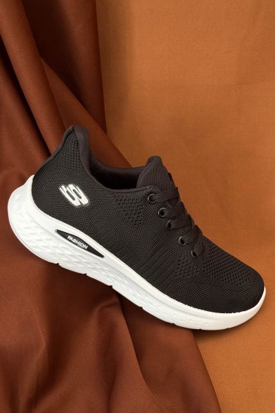 Кроссовки мужские текстильные, цвет черный, 244RJ1078