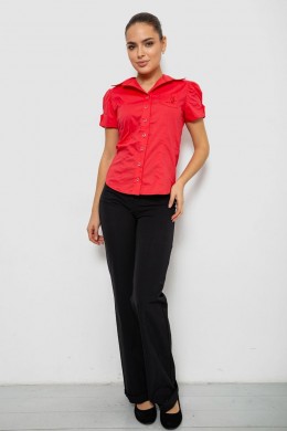 Сорочка жіноча однотонна, колір темно-кораловий, 230R070
