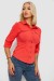 Сорочка жіноча однотонна, колір кораловий, 230R068-5 Сорочка жіноча однотонна, колір кораловий, 230R068-5