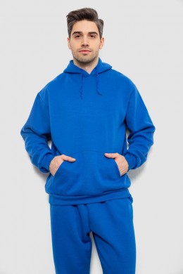 Спортивный костюм мужской на флисе, цвет электрик, 244R9162