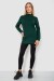 Свитер женский однотонный, цвет зеленый, 244R5550