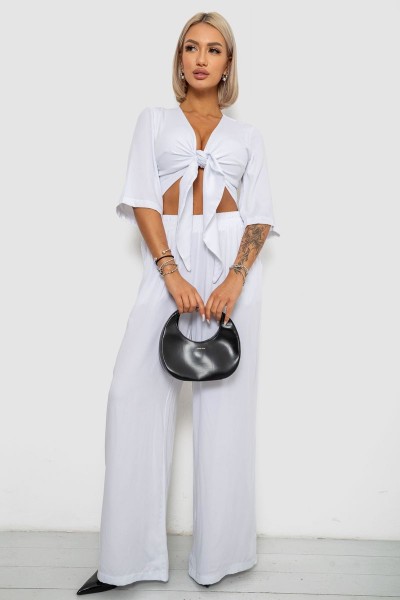 Костюм жіночий, колір білий, 258R270