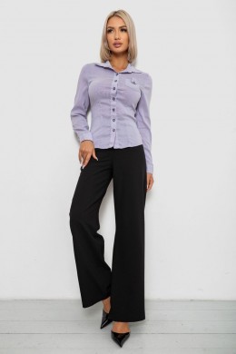 Рубашка классическая в полоску, цвет сиреневый, 230R644