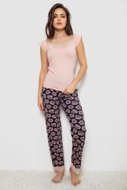Піжама жіноча  -уцінка, колір персиковий, 243R1484-028-U-2