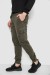 Штаны мужские однотонные, цвет хаки, 244R1641