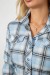 Сорочка жіноча повсякденна, колір блакитний, 230R064 Сорочка жіноча повсякденна, колір блакитний, 230R064