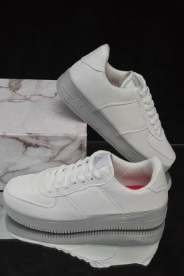 Кросівки чоловічі текстиль, колір біло-сірий, 248RCX1610