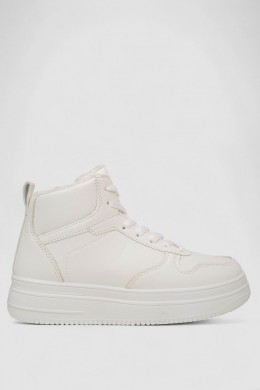 Кроссовки женские зимние, цвет белый, 248RBB03