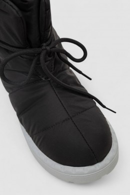 Дутики женские зимние на меху, цвет черно-серый, 248RFM600-6