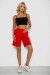 Шорти жіночі однотонні, колір червоний, 238R57820 Шорти жіночі однотонні, колір червоний, 238R57820