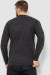 Свитер мужской однотонный, цвет темно-серый, 161R1770-1